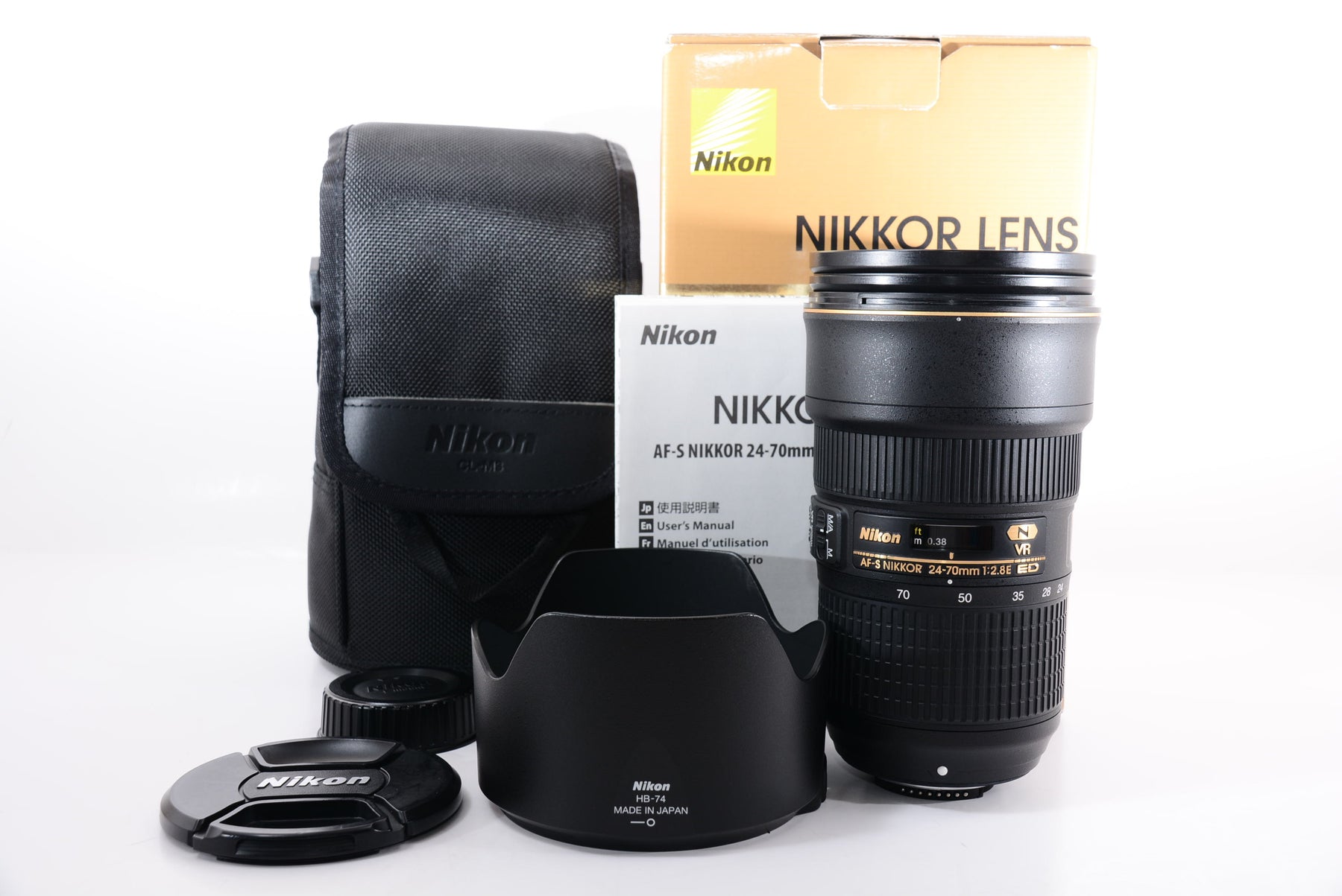 外観特上級】Nikon 標準ズームレンズAF-S NIKKOR 24-70mm f/2.8E ED