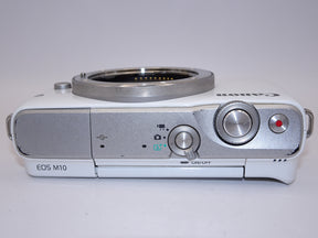 【外観並級】Canon ミラーレス一眼カメラ EOS M10 ボディ(ホワイト)