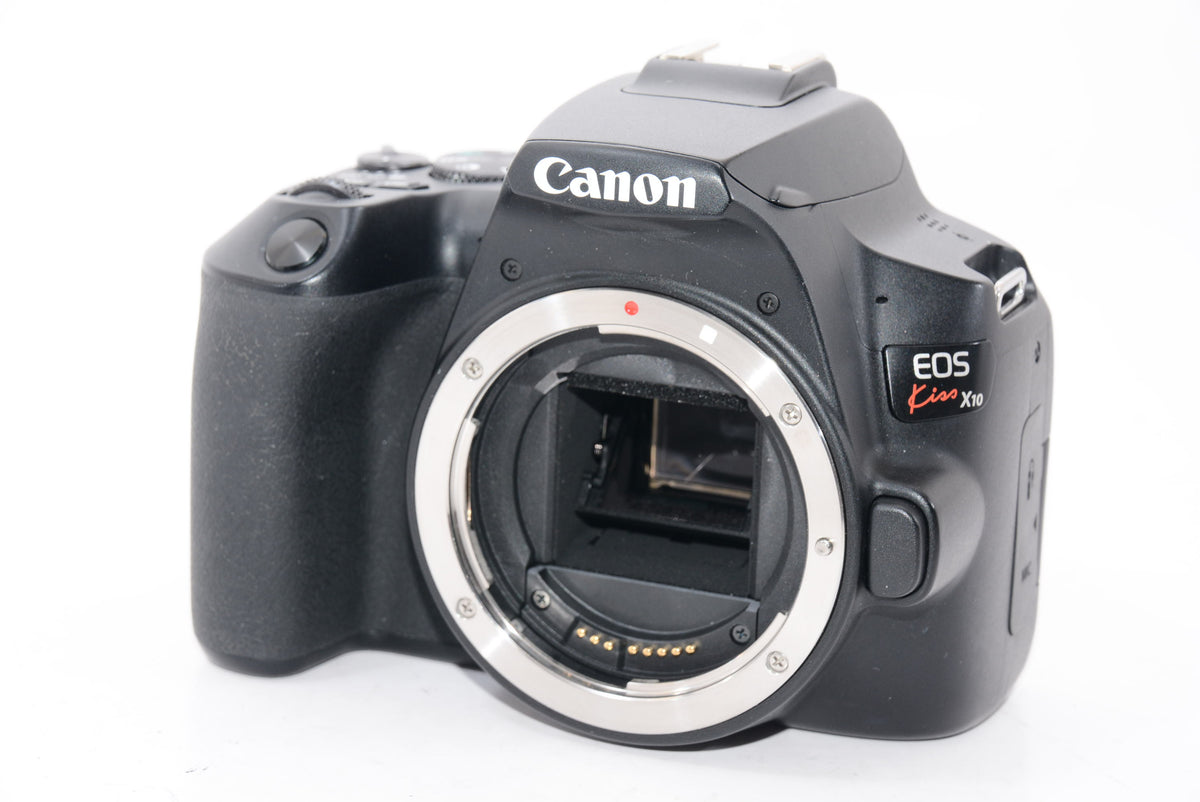 【外観特上級】Canon デジタル一眼レフカメラ EOS Kiss X10 標準ズームキット ブラック KISSX10BK-1855ISSTMLK