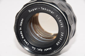 【外観並級】Pentax M42 Super Takumar 55mm F1.8