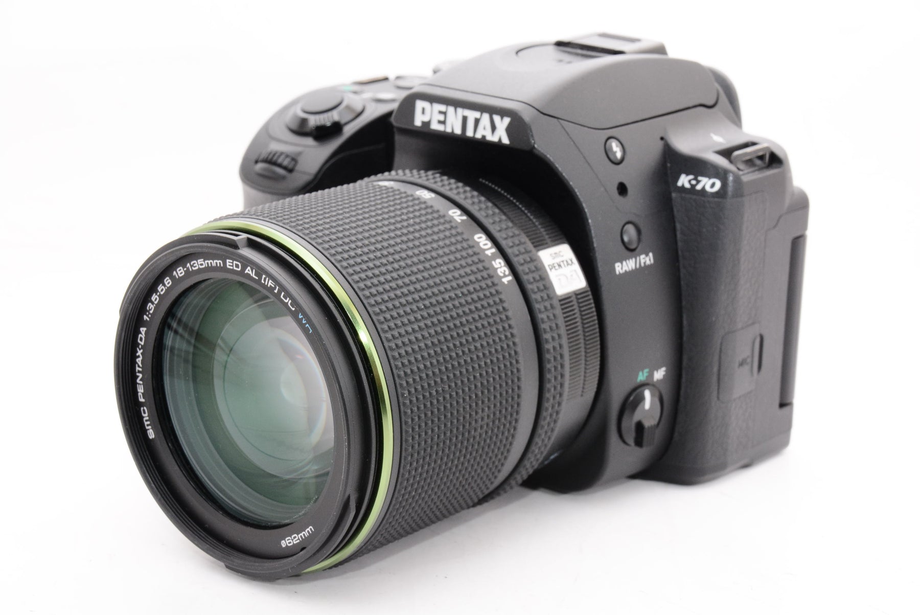 【外観特上級】PENTAX K-70 18-135mmWRレンズキット ブラック デジタル一眼レフカメラ 超高感度・高画質 2424万画素APS-C センサー アウトドアに最適 全天候型 一眼レフ 4.5段ボディ内手振れ補正搭載 明るく見やすいガラスペンタプリズム採用の視野率100%光学ファインダー 16258