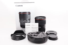 【外観特上級】Canon 広角ズームレンズ EF16-35mm F4L IS USM フルサイズ対応 EF16-3540LIS