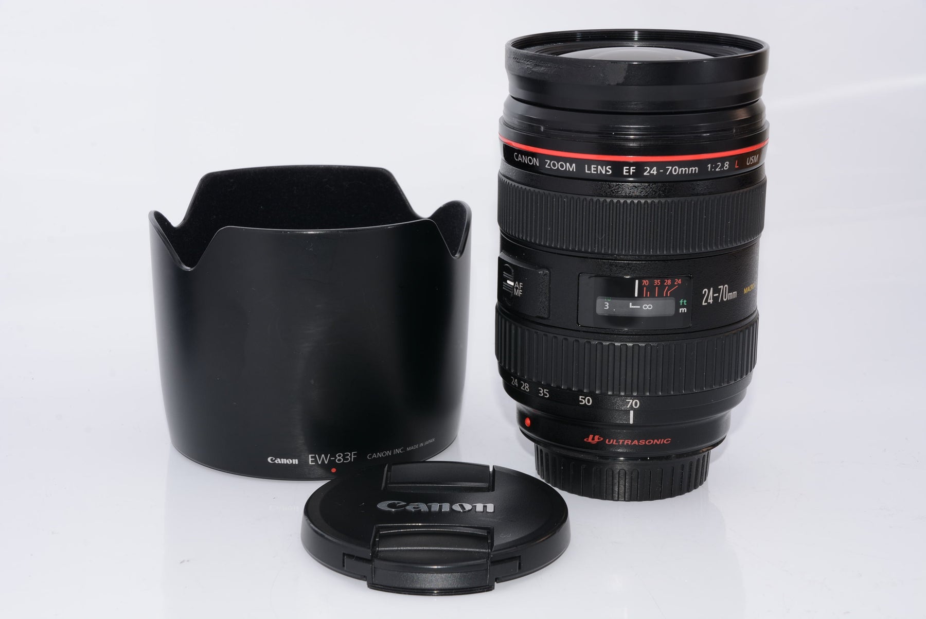 外観特上級】Canon 標準ズームレンズ EF24-70mm F2.8L USM フルサイズ対応