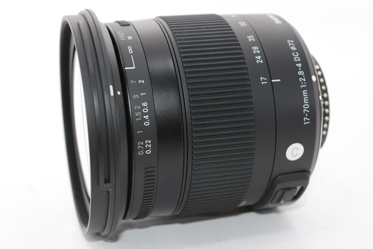 【外観特上級】SIGMA ズームレンズ Contemporary 17-70mm F2.8-4 DC MACRO OS HSM ニコン用 APS-C専用 884550