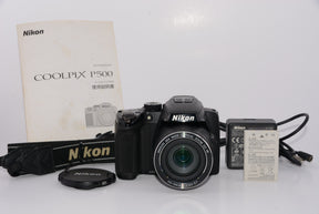 外観特上級】NikonデジタルカメラCOOLPIX P500 ブラック P500 1210万