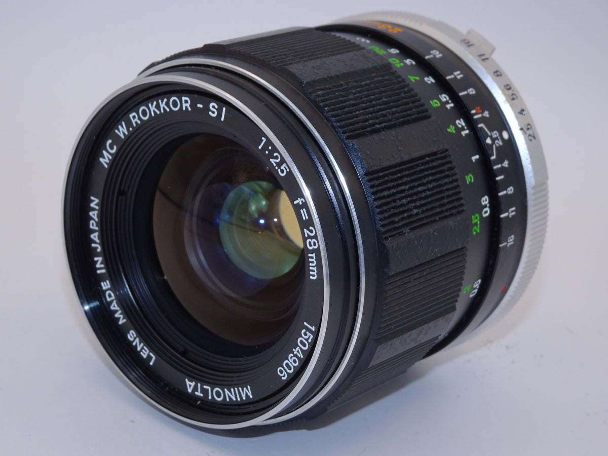 【外観並級】MINOLTA ミノルタ MC W.ROKKOR-SI F2.5 28mm