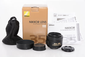 【外観特上級】Nikon 単焦点レンズ AF-S DX NIKKOR 35mm f/1.8G ニコンDXフォーマット専用