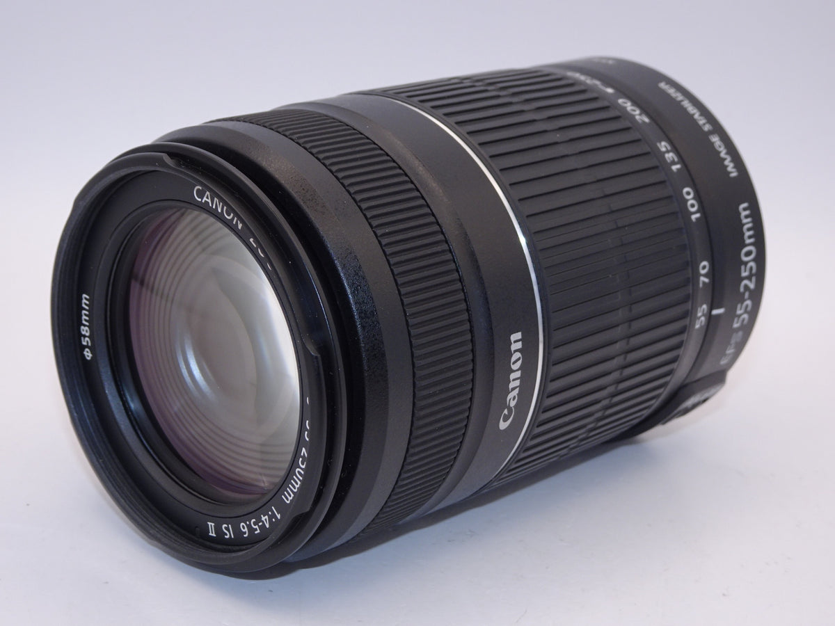 【外観特上級】Canon 望遠ズームレンズ EF-S55-250mm F4-5.6 IS II