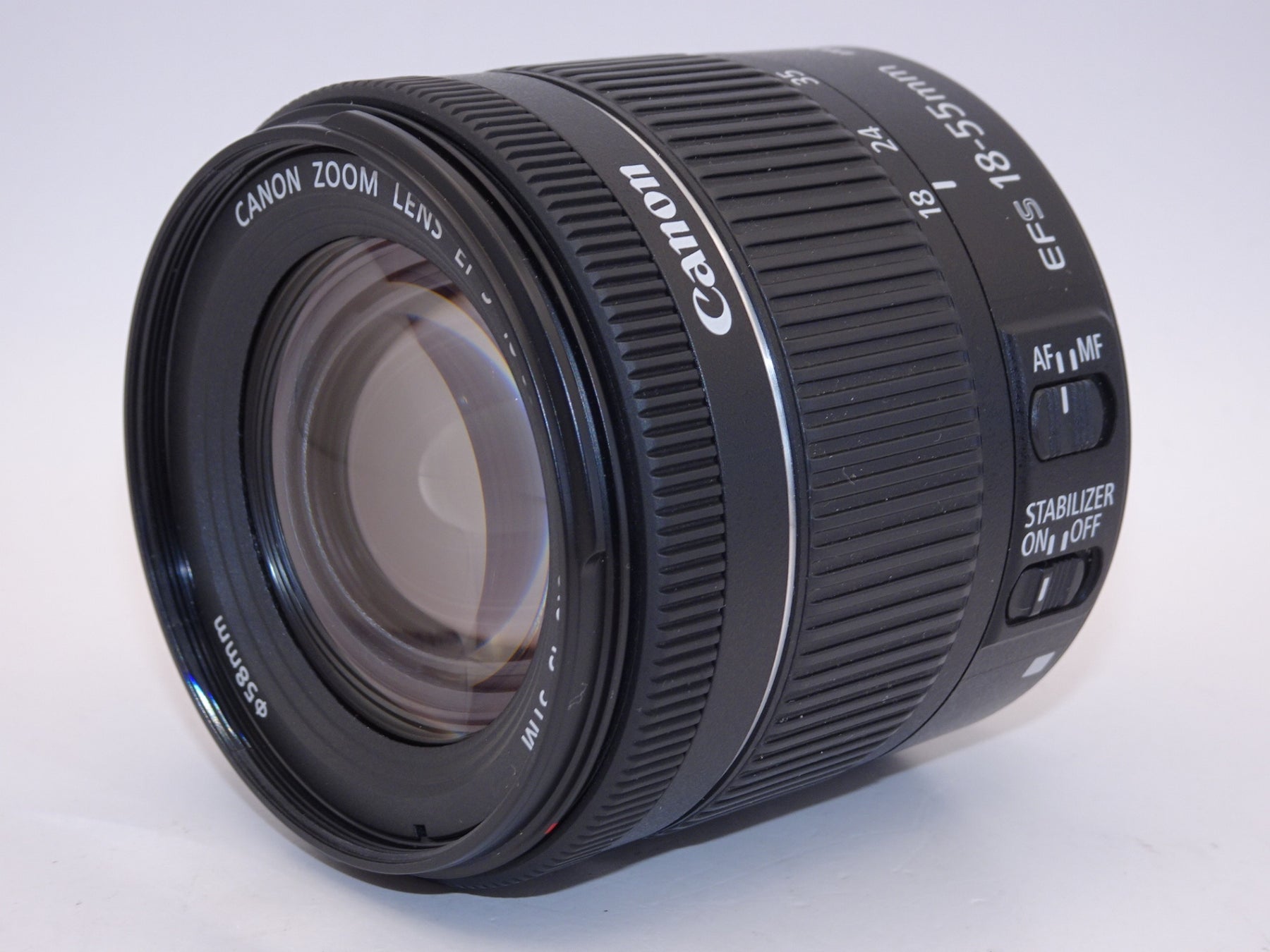 【外観特上級】Canon 標準ズームレンズ EF-S18-55mm F4.0-5.6IS STM