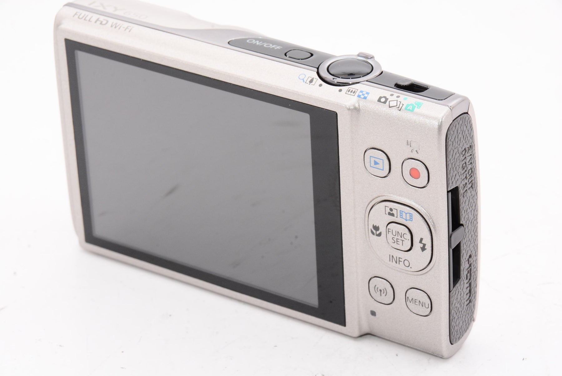 外観特上級】Canon コンパクトデジタルカメラ IXY 650 シルバー 光学12