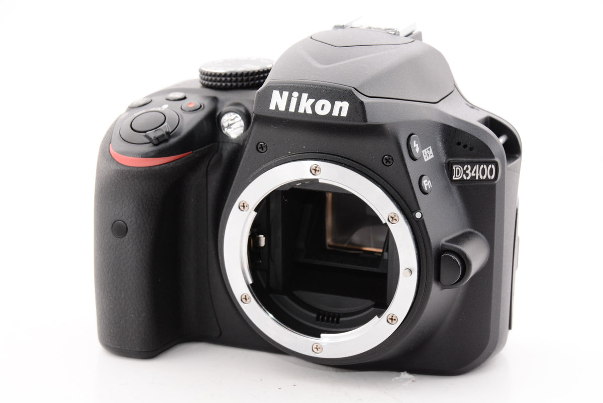 【ほぼ新品】Nikon デジタル一眼レフカメラ D3400 AF-P 18-55 VR レンズキット ブラック D3400LKBK